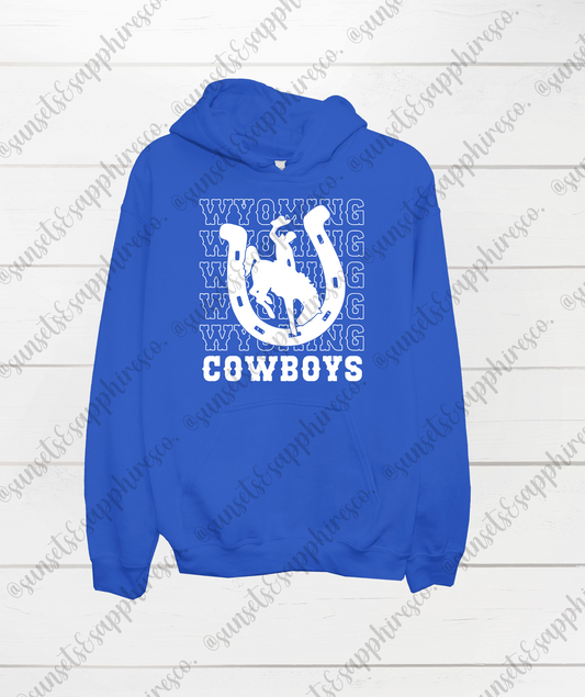 YOUTH Stacked Wyo Cowboys Hoodie