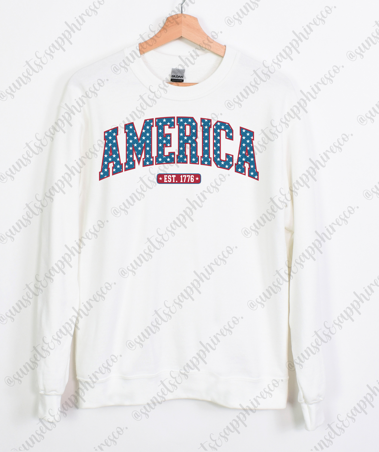 America Stars Crewneck