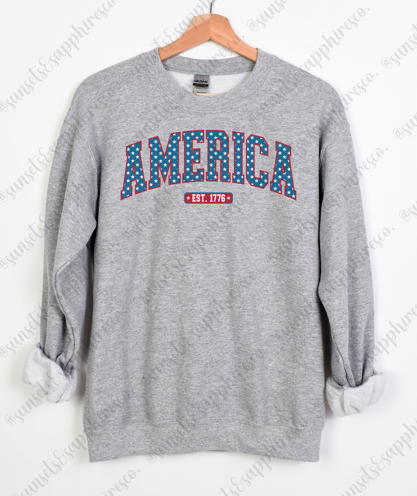 America Stars Crewneck