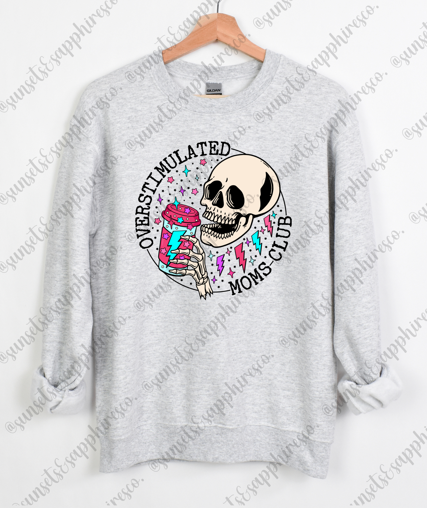 Overstimulated Moms Club Crewneck