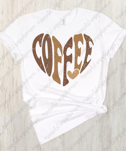 Coffee Heart T-Shirt