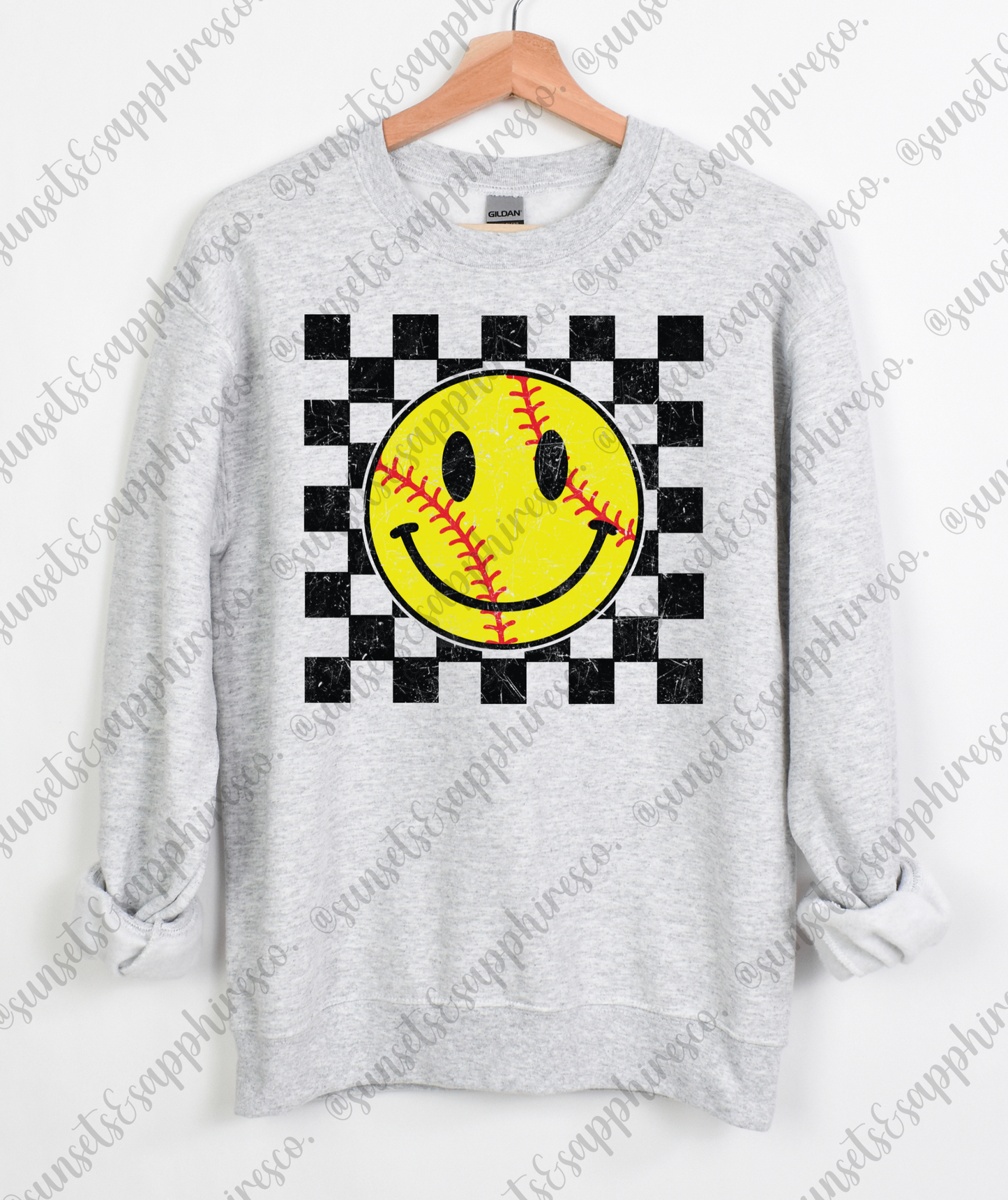 Checkered Sporty Crewneck