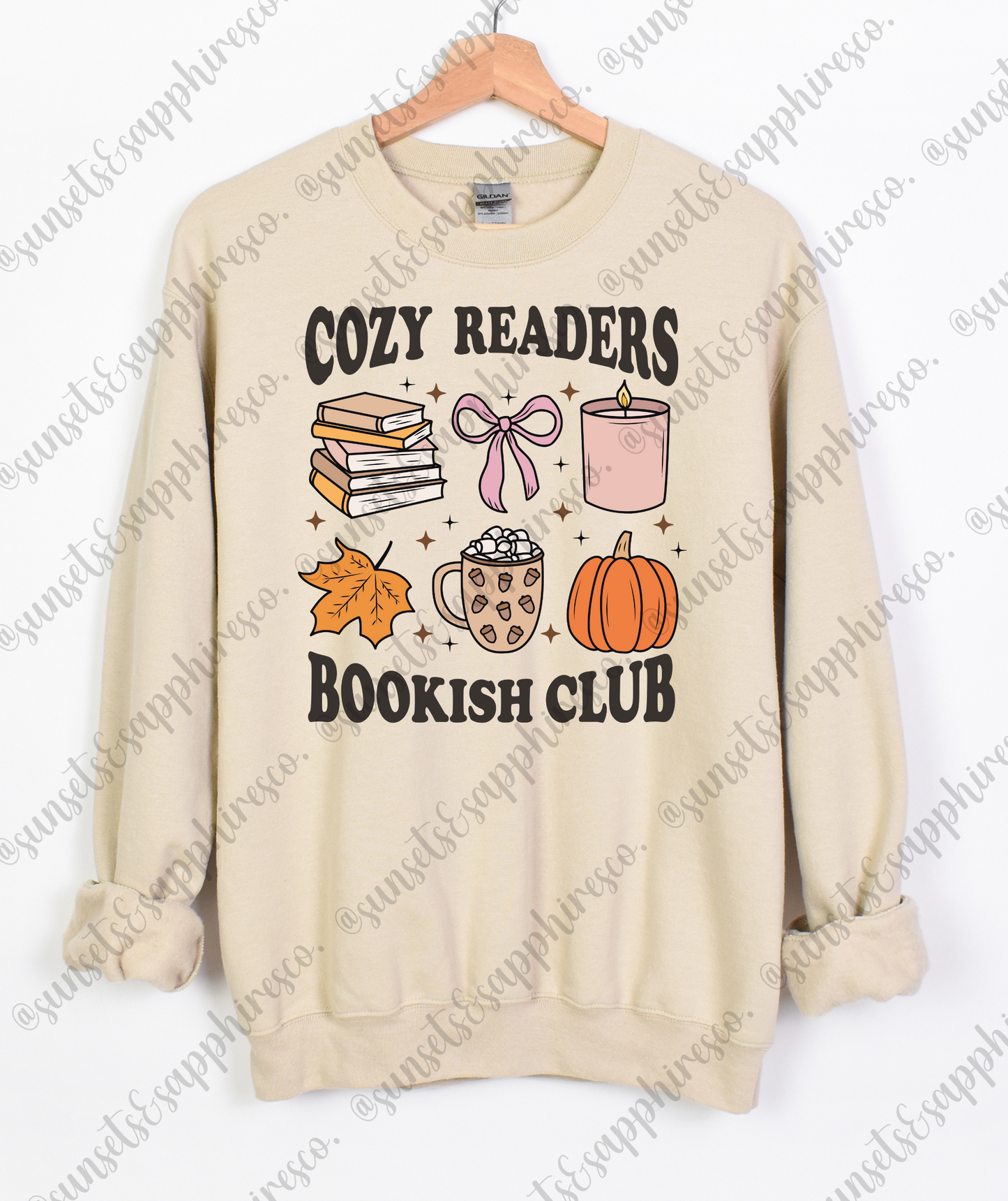 Cozy Readers Bookish Club Crewneck