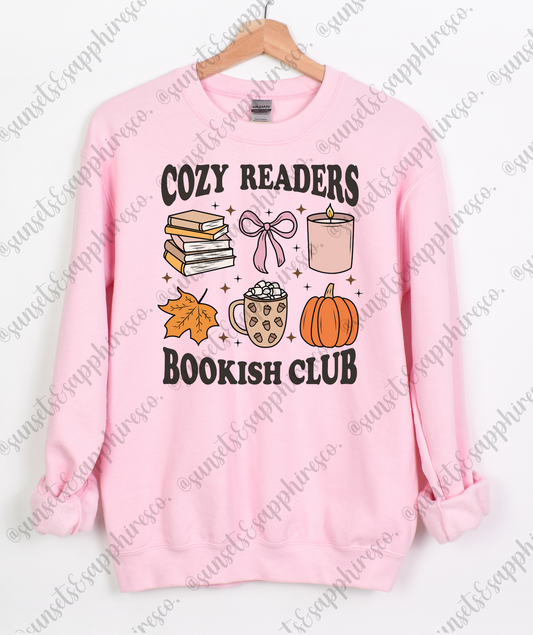 Cozy Readers Bookish Club Crewneck