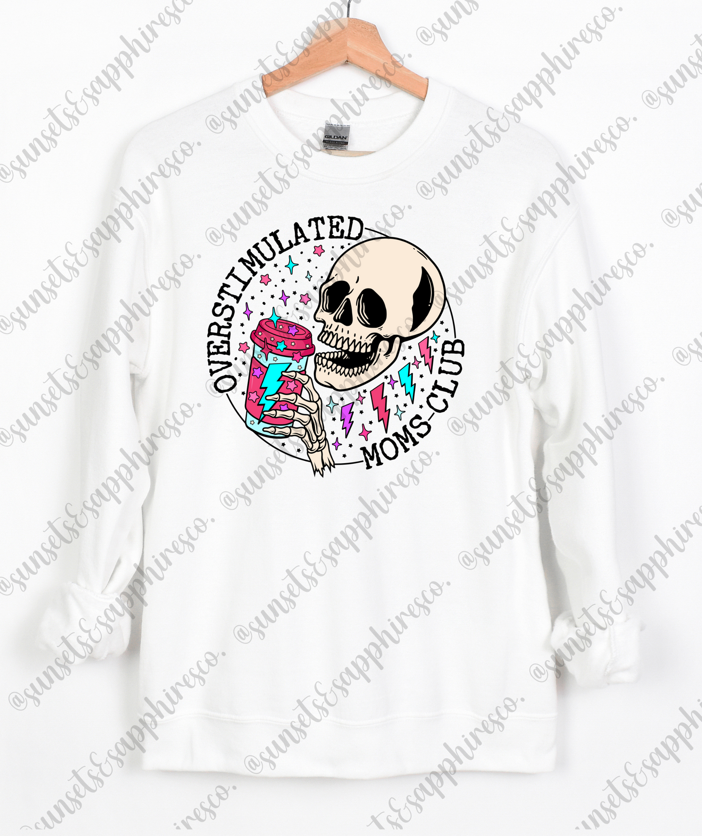 Overstimulated Moms Club Crewneck