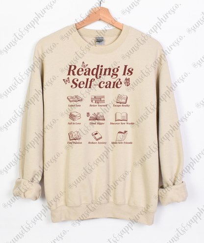 Reading Is Self Care Sweatshirt