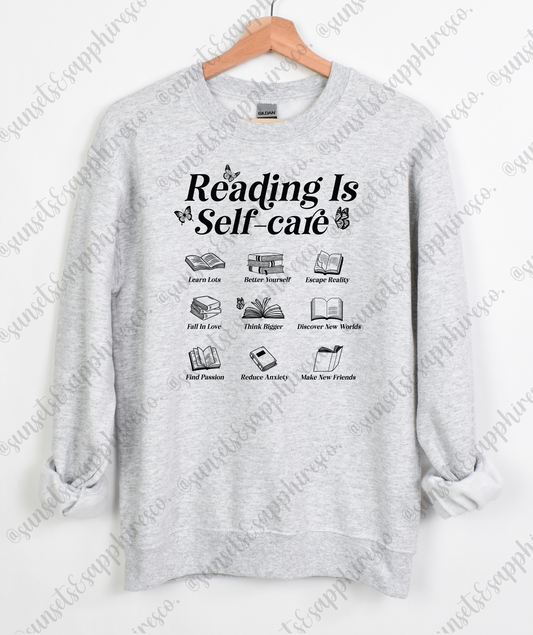 Reading Is Self Care Sweatshirt