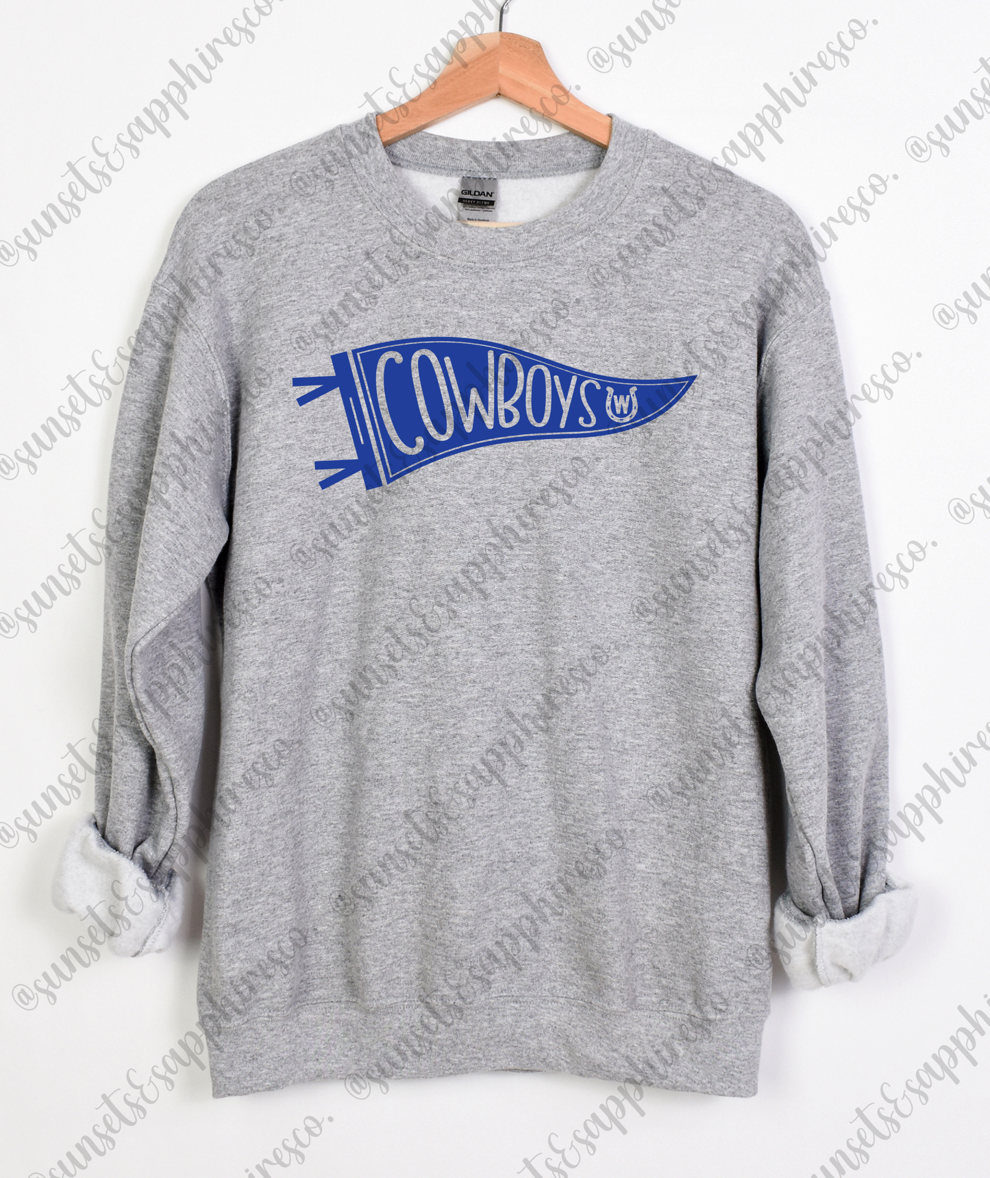 Cowboys Flag Crewneck