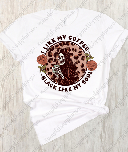 Coffee Black Like My Soul T-Shirt