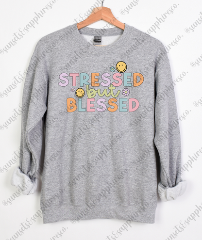 Stressed But Blessed Crewneck