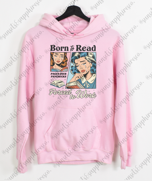 Born To Read Hoodie