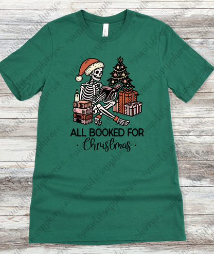 All Booked For Christmas T-Shirt