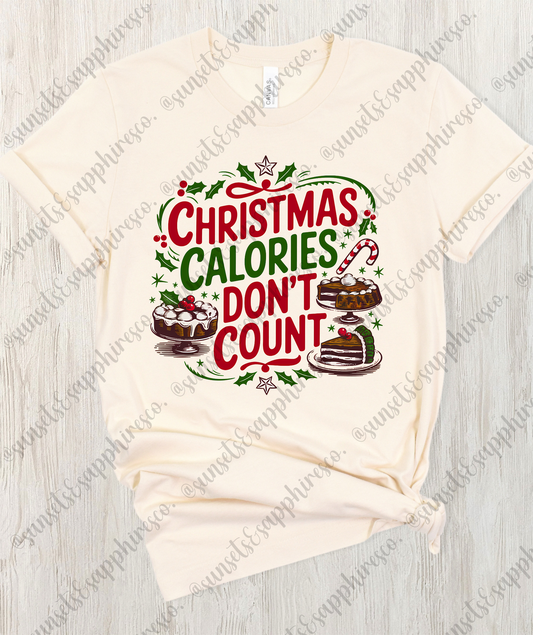 Christmas Calories Don't Count T-Shirt