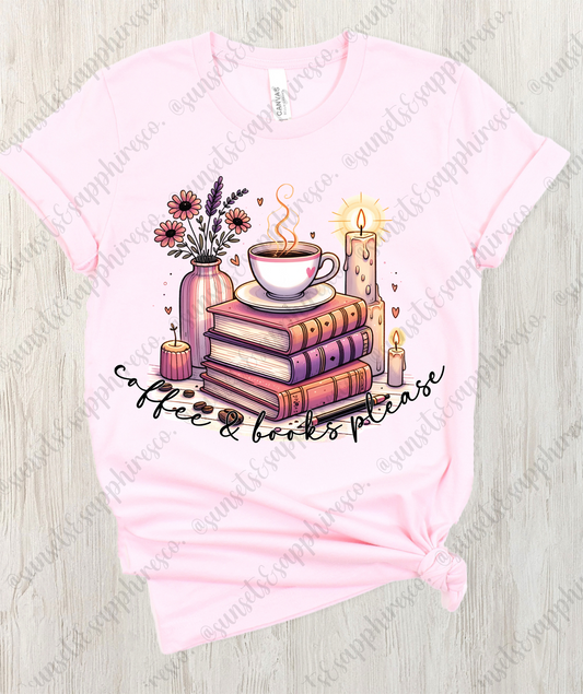 Coffee & Books T-shirt