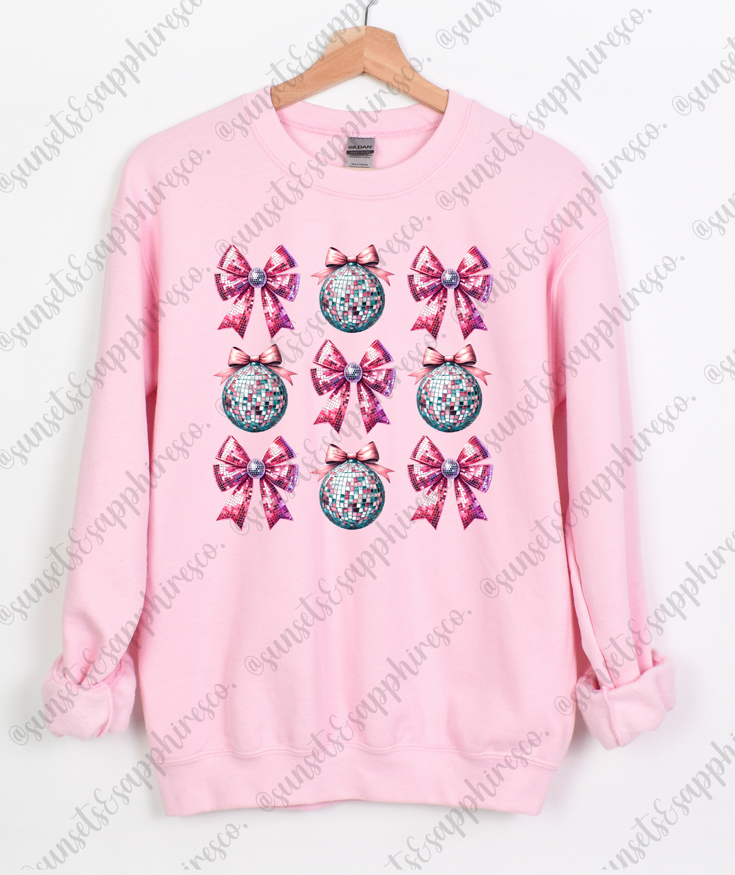 Coquette New Years Disco Crewneck