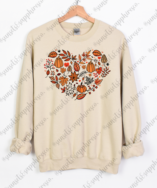 Fall Heart Crewneck