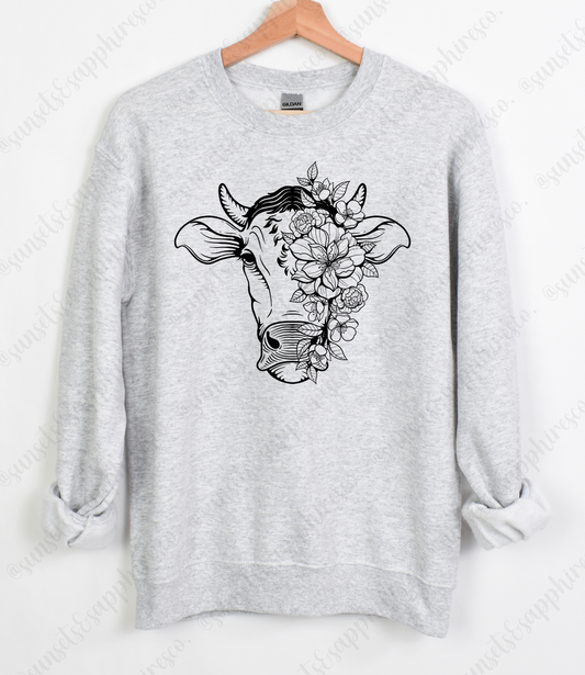 Floral Cow