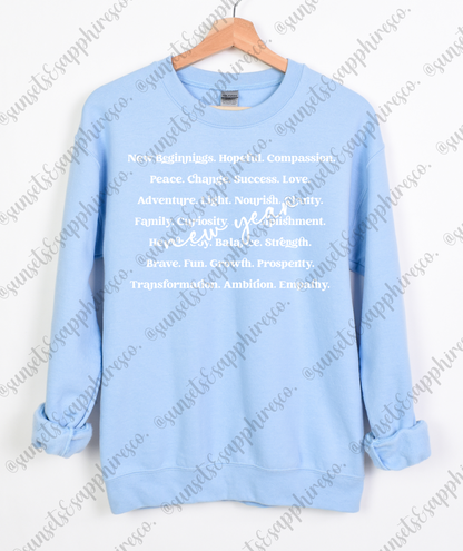 New Years Affirmations Crewneck